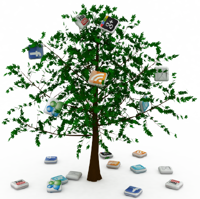 social media tree