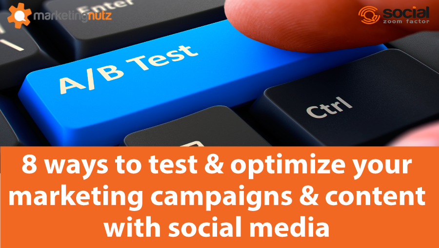 how to use social media to test marketing campaigns, content marketing and programs