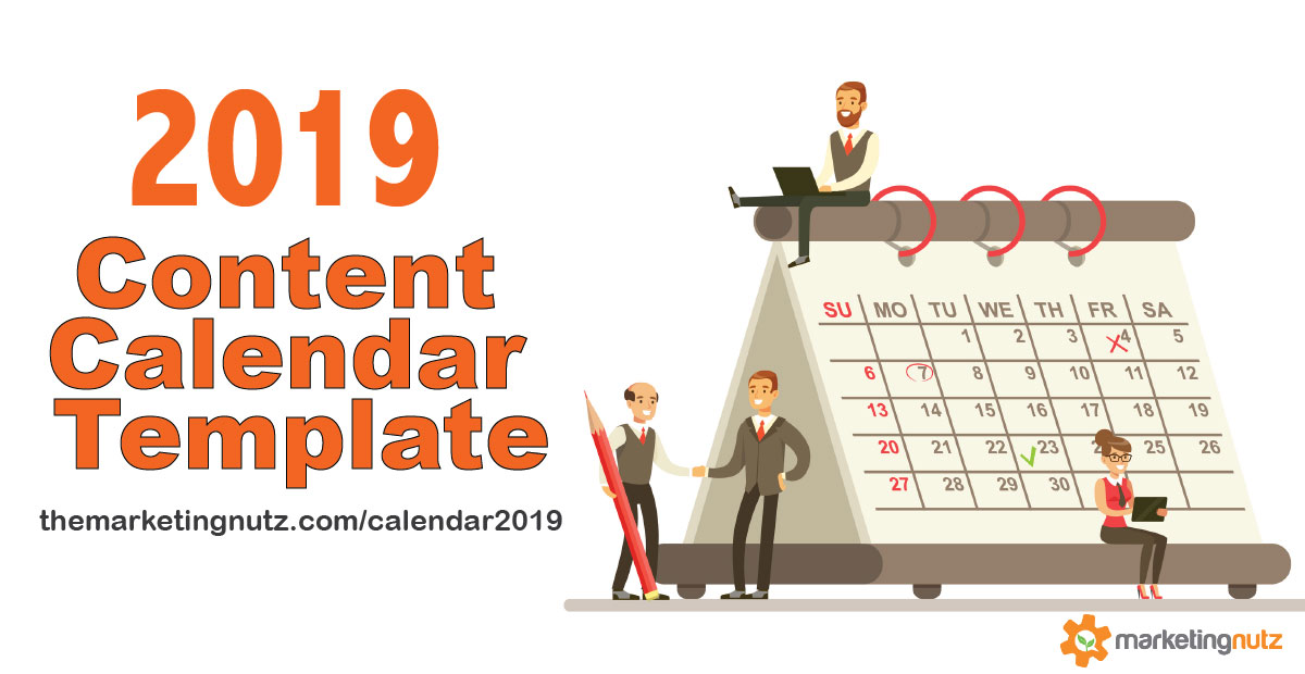 2020 Content Marketing Editorial Calendar Template