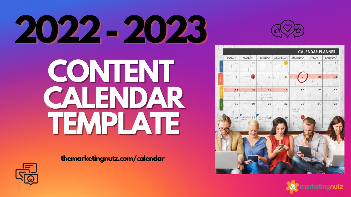 2020 social media content marketing editorial calendar template